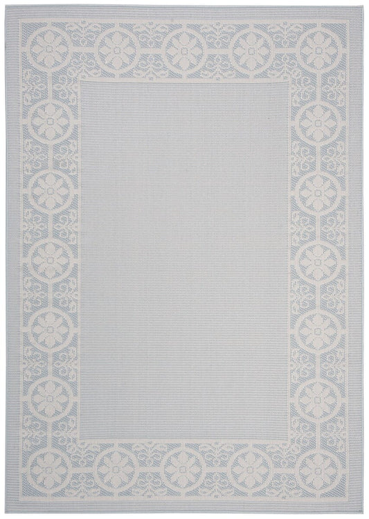 Safavieh Bermuda Bmu815M Light Blue / Ivory Area Rug