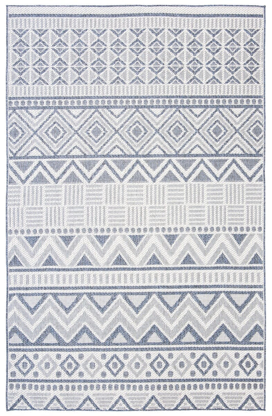 Safavieh Bermuda Bmu818A Cream / Navy Moroccan Area Rug