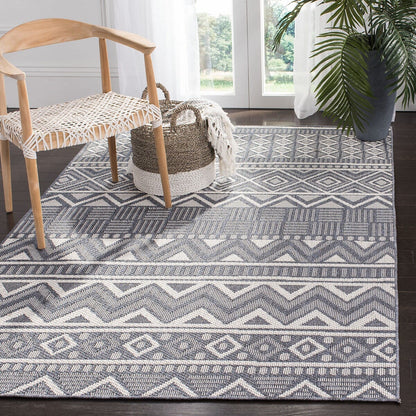 Safavieh Bermuda Bmu818N Navy / Creme Moroccan Area Rug