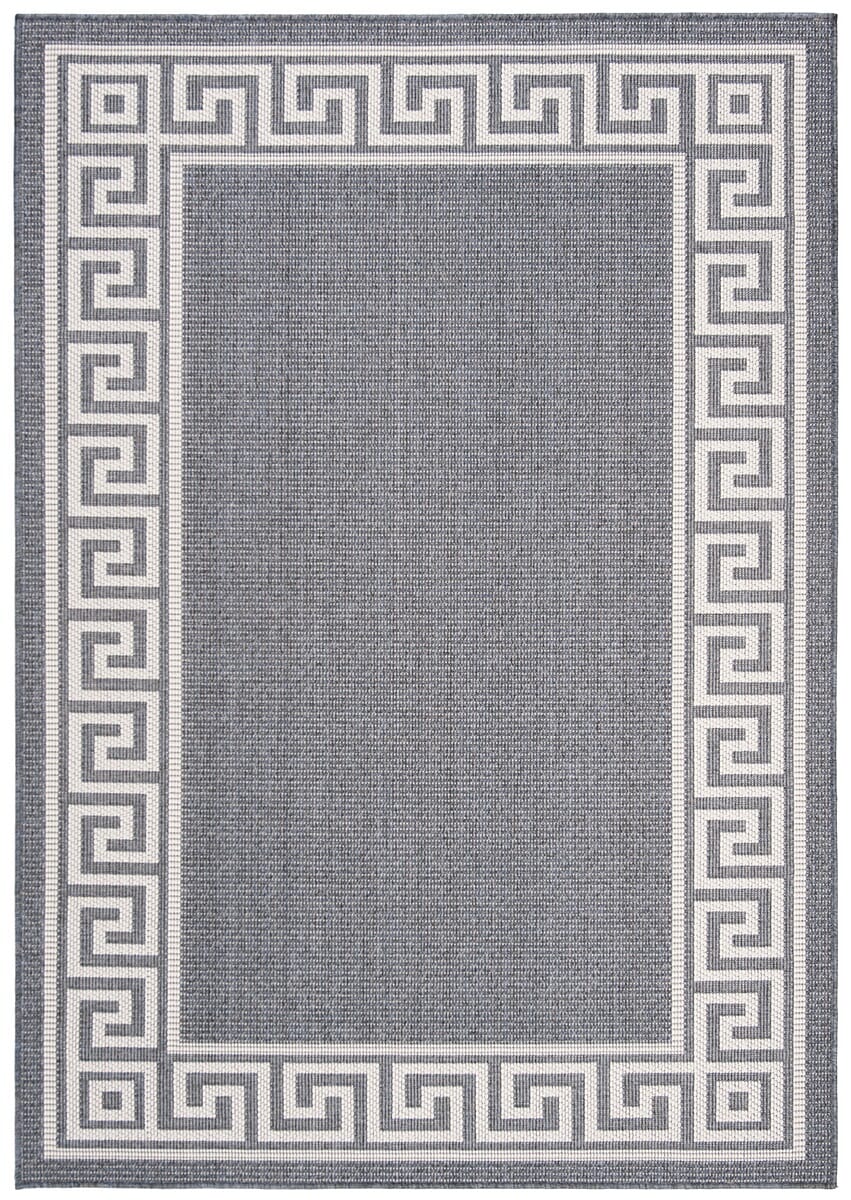 Safavieh Bermuda Bmu820M Dark Blue / Ivory Bordered Area Rug