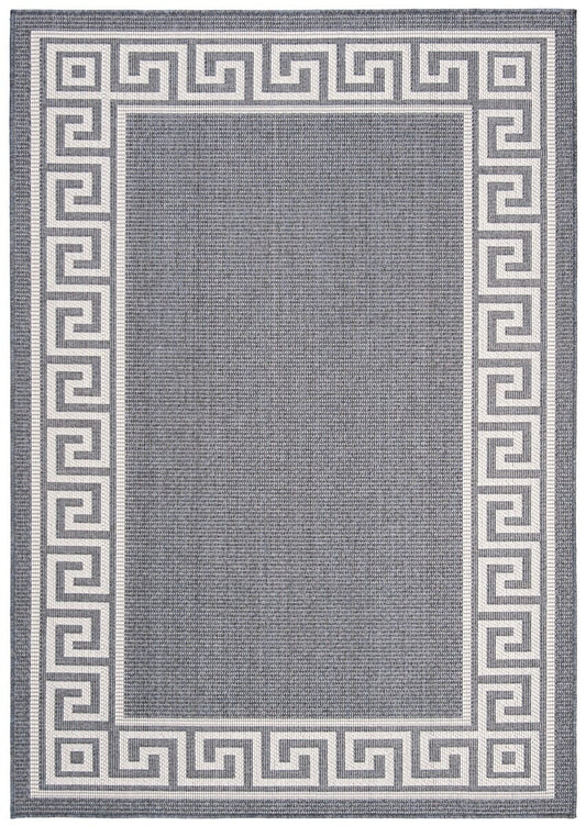 Safavieh Bermuda Bmu820M Dark Blue / Ivory Bordered Area Rug