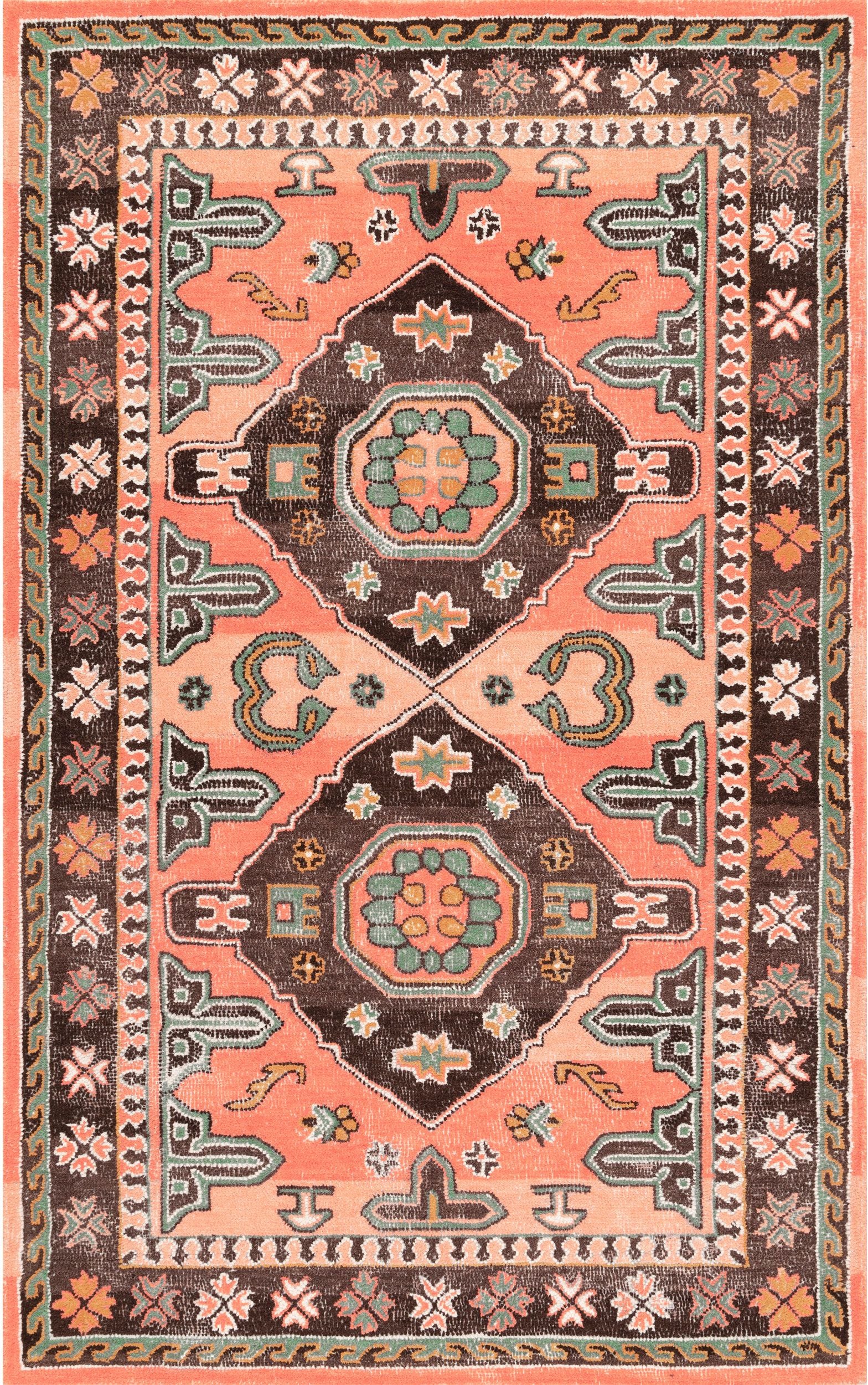 Nuloom Floral Shailene Nfl2722A Orange Area Rug