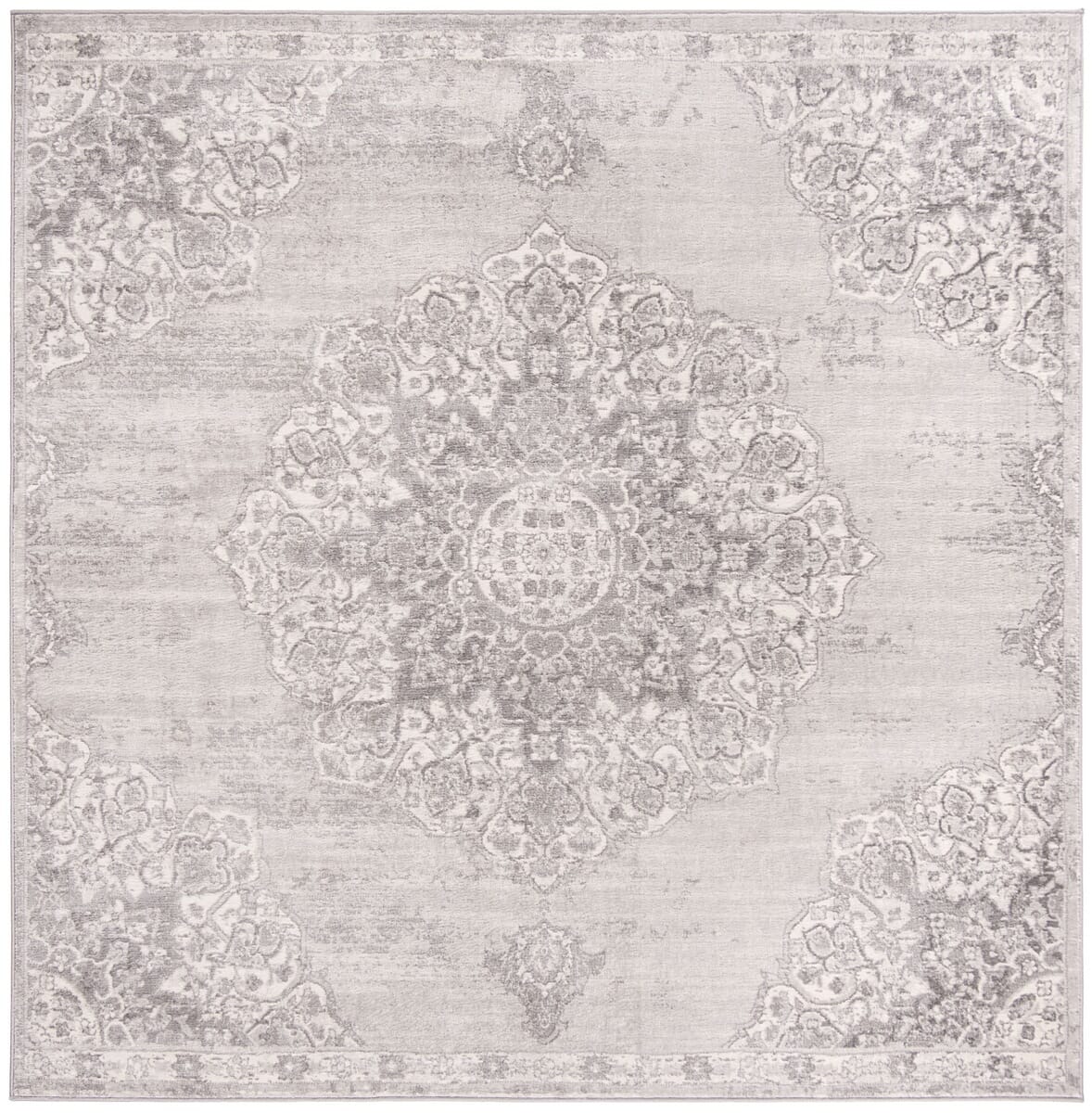 Safavieh Brentwood Bnt802F Grey / Ivory Area Rug