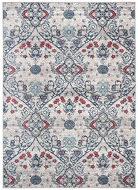 Safavieh Brentwood Bnt894M Navy / Grey Damask Area Rug