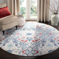 Safavieh Brentwood Bnt894M Navy / Grey Damask Area Rug