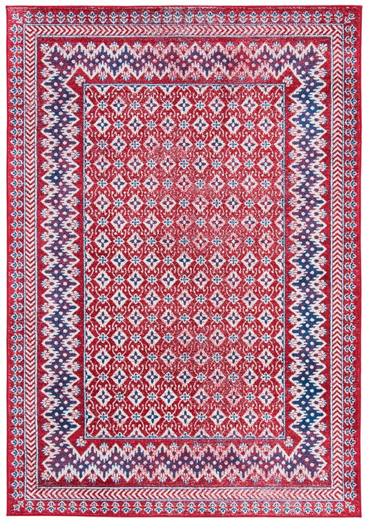 Safavieh Brentwood Bnt899Q Red/Ivory Area Rug