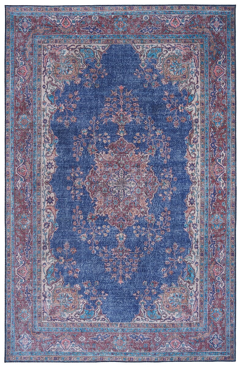 Kaleen Boho Patio Boh09-17 Blue Area Rug