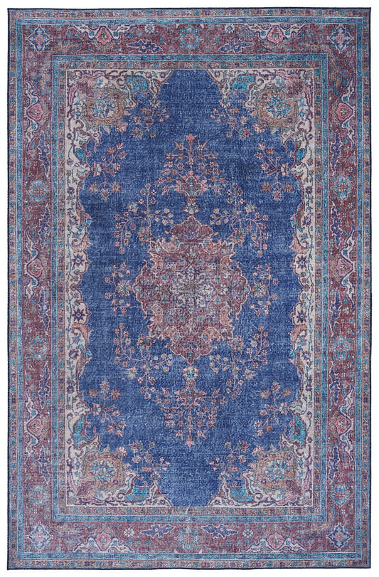 Kaleen Boho Patio Boh09-17 Blue Area Rug