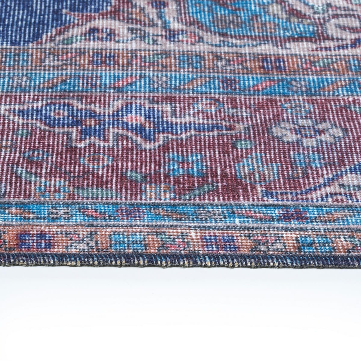 Kaleen Boho Patio Boh09-17 Blue Area Rug