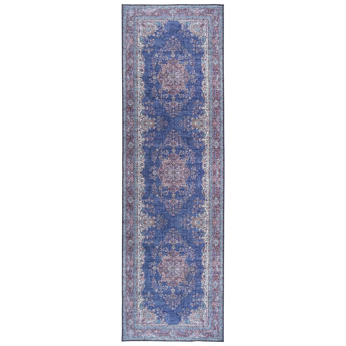 Kaleen Boho Patio Boh09-17 Blue Area Rug