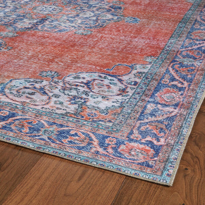 Kaleen Boho Patio Boh11-53 Paprika Vintage / Distressed Area Rug