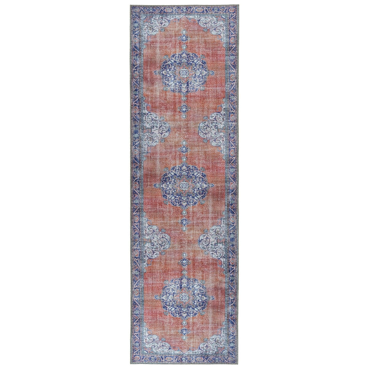 Kaleen Boho Patio Boh11-53 Paprika Vintage / Distressed Area Rug