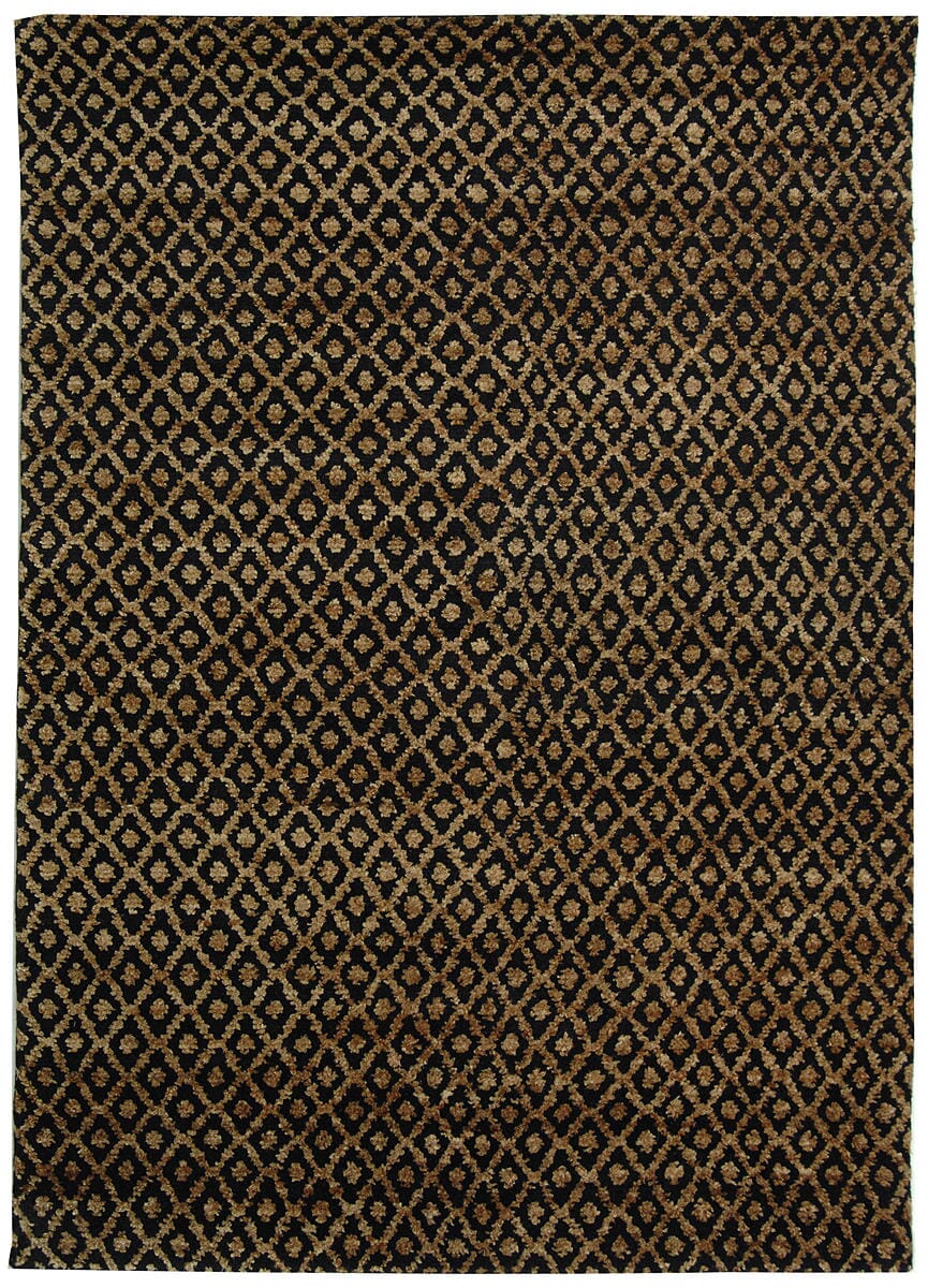 Safavieh Bohemian Boh315A Black / Gold Natural Fiber Area Rug