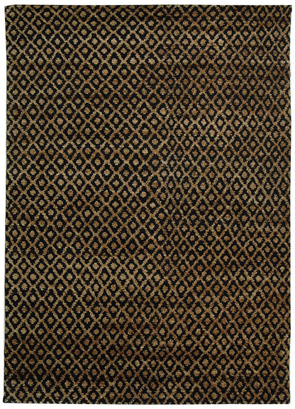 Safavieh Bohemian Boh315A Black / Gold Natural Fiber Area Rug