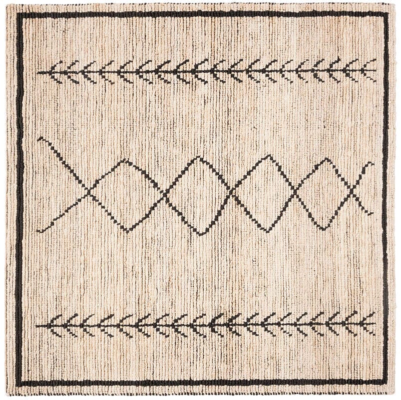 Safavieh Bohemian Boh701A Ivory / Black Moroccan Area Rug