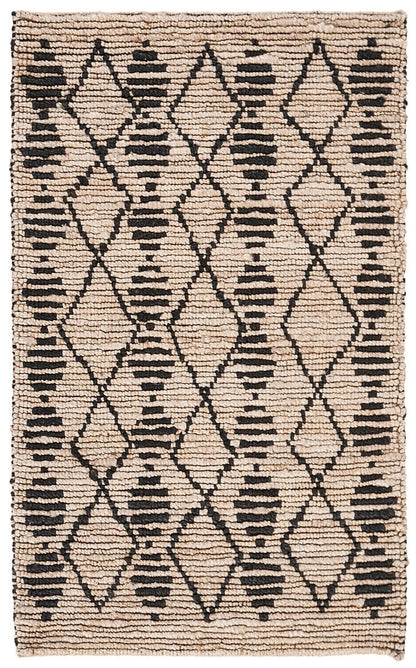 Safavieh Bohemian Boh703Z Beige / Black Moroccan Area Rug