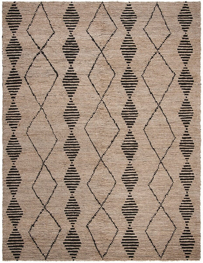 Safavieh Bohemian Boh703Z Beige / Black Moroccan Area Rug