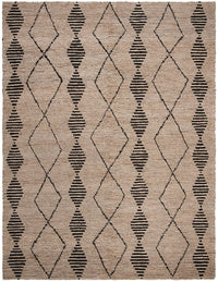 Safavieh Bohemian Boh703Z Beige / Black Moroccan Area Rug