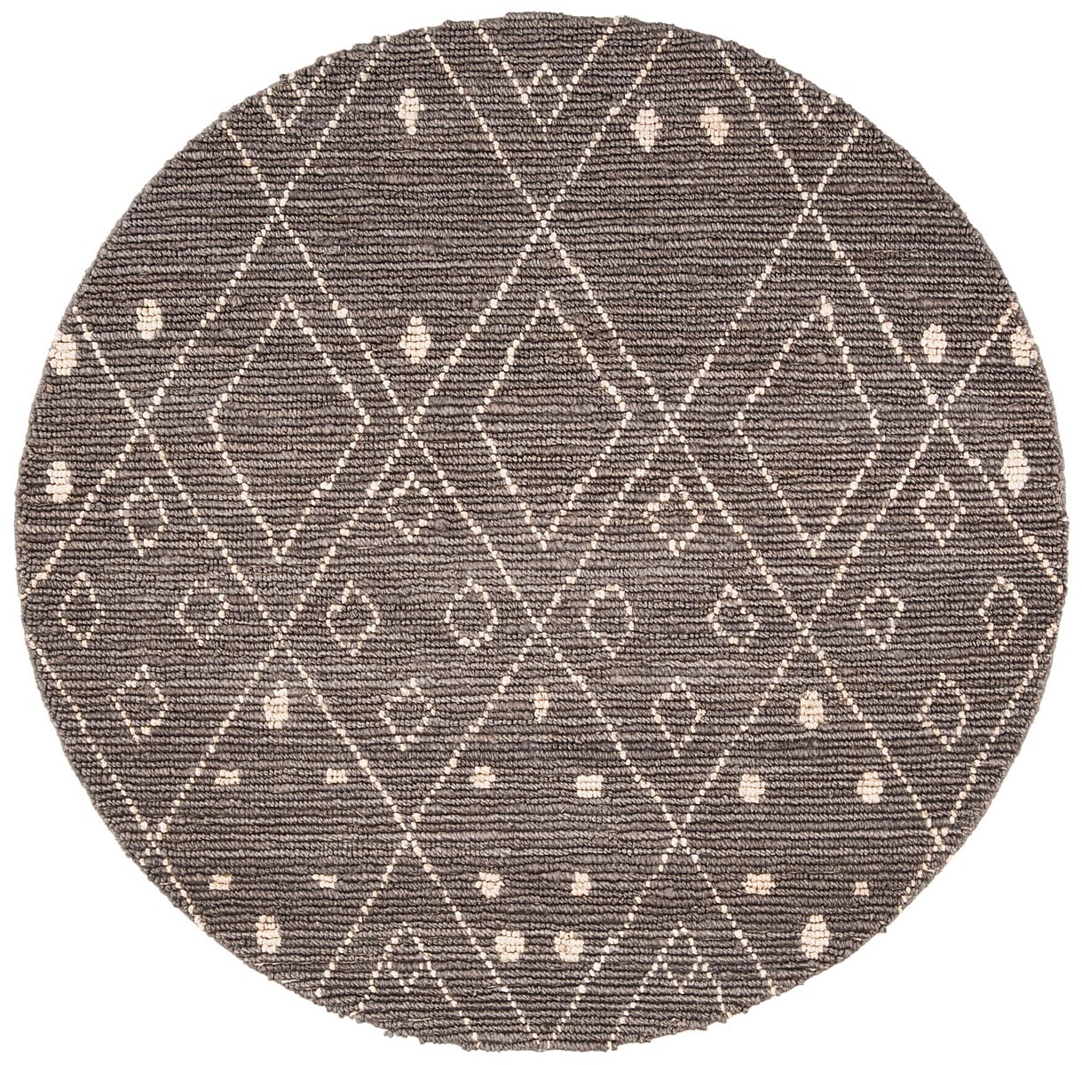 Safavieh Bohemian Boh705F Grey / White Moroccan Area Rug