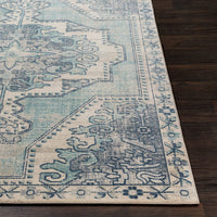 Surya Bohemian Bom-2301 Teal, Navy, Charcoal, Beige, Taupe Area Rug