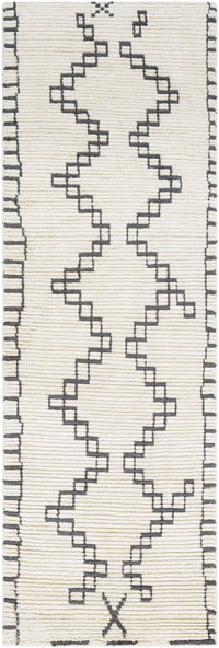 Surya Beni Ourain Bon-2301 Cream, Medium Gray Area Rug