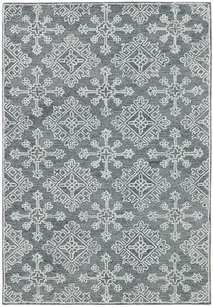 Amer Boston Bos-36 Graphite Damask Area Rug