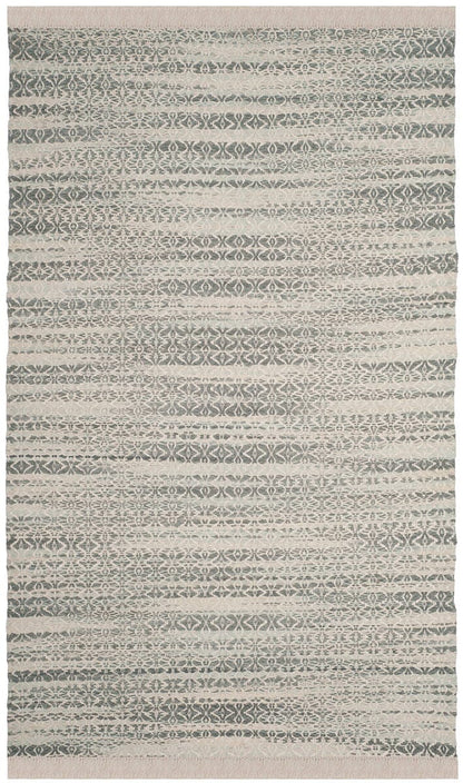 Safavieh Boston Bos707A Grey / Ivory Geometric Area Rug