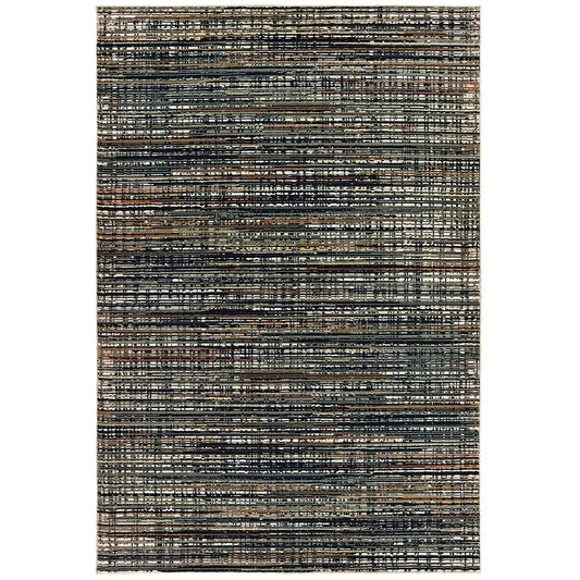 Oriental Weavers Sphinx Bowen 1332H Black / Navy Area Rug