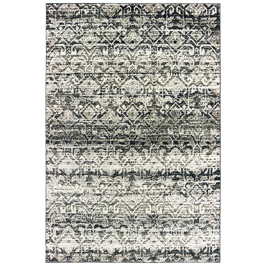 Oriental Weavers Sphinx Bowen 42H Grey / Ivory Vintage / Distressed Area Rug