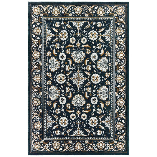 Oriental Weavers Sphinx Bowen 534L Navy / Gold Area Rug