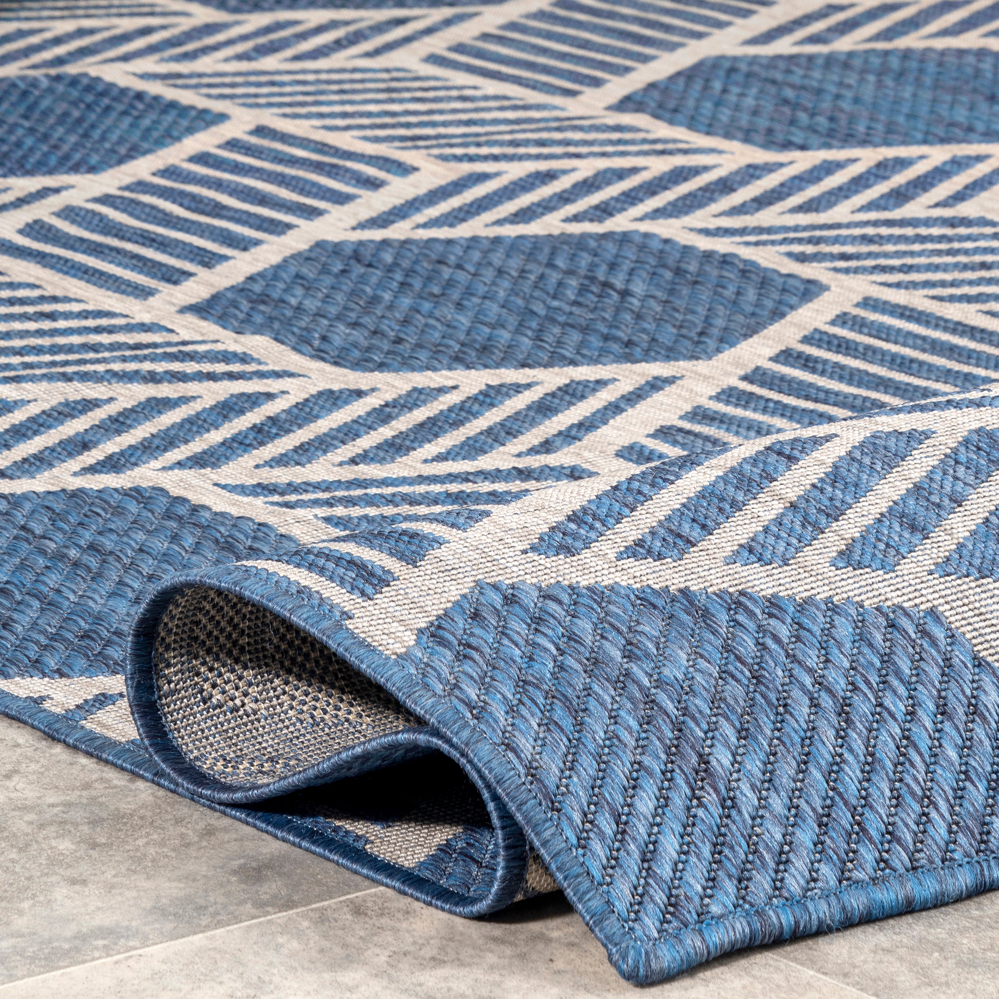 Nuloom Milania Lattice Nmi1796A Blue Area Rug