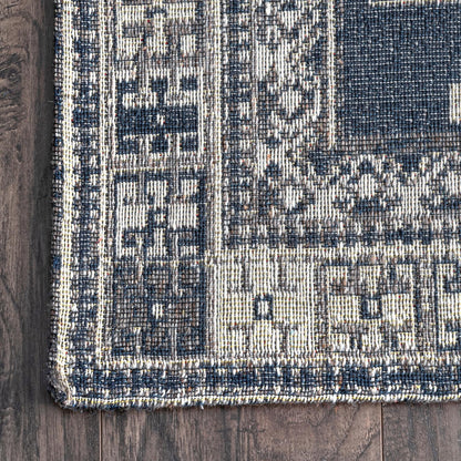 Nuloom Aztec Sahiry Naz2834B Navy Area Rug