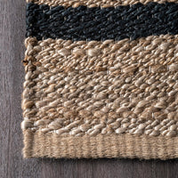 Nuloom Marilyn Bold Stripe Nma3529A Charcoal Area Rug