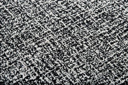 Rizzy Brindleton Br223B Black / White Solid Color Area Rug