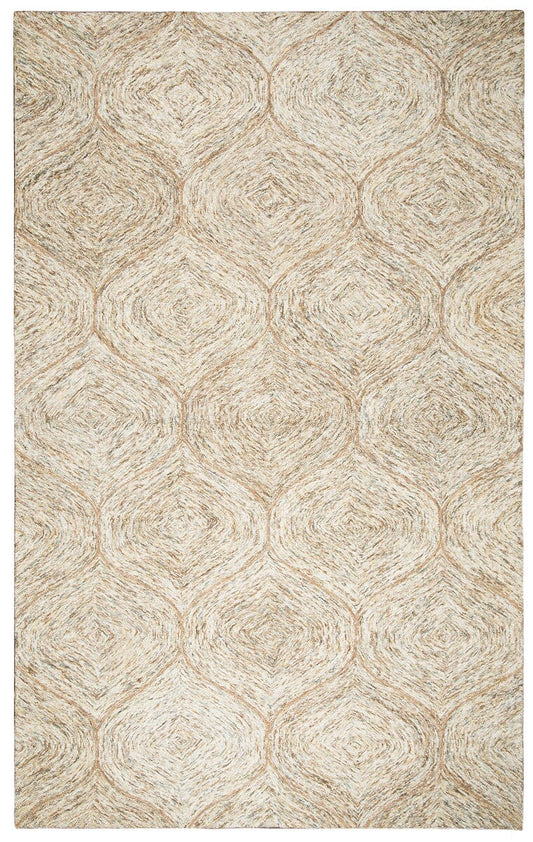 Rizzy Brindleton Br-361A Brown Geometric Area Rug