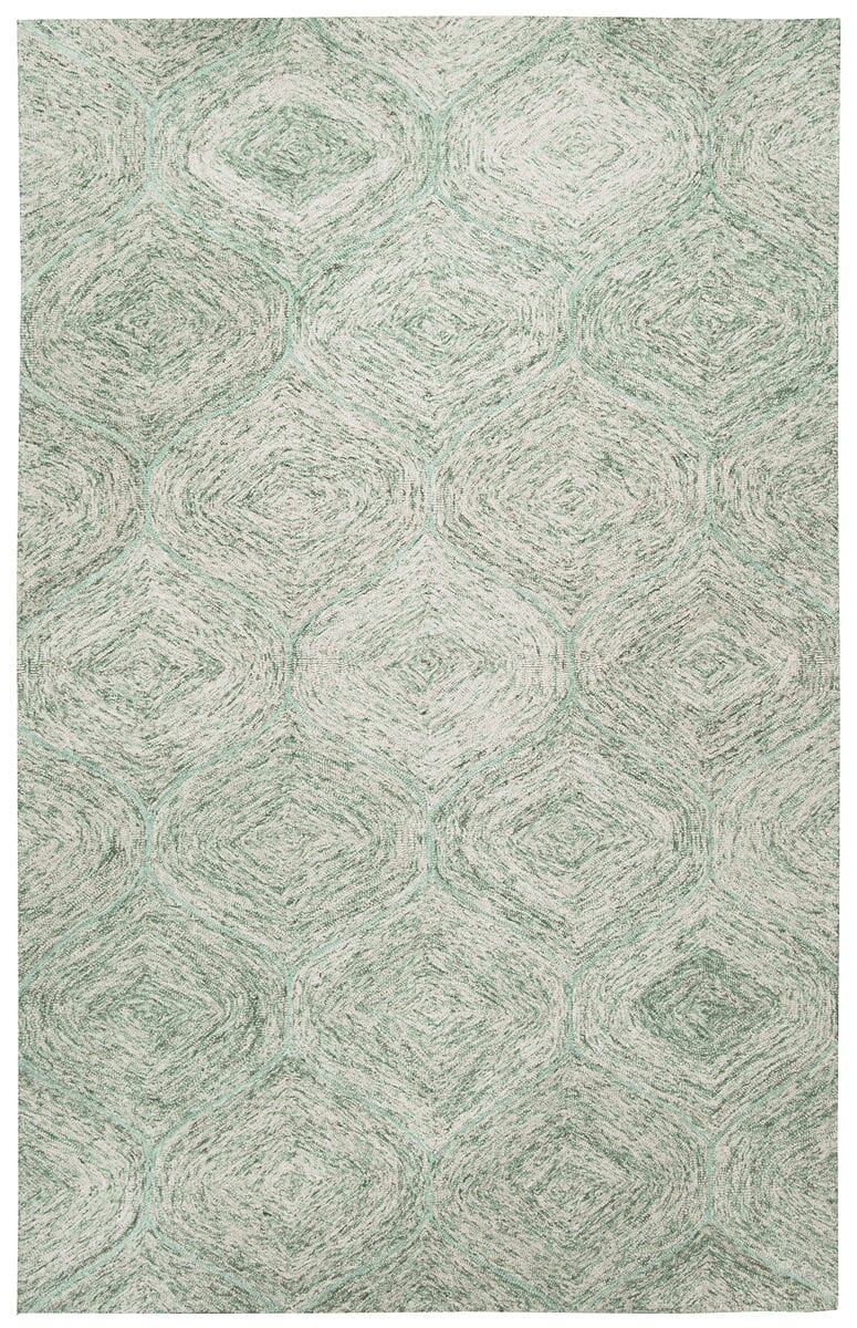 Rizzy Brindleton Br-364A Green Geometric Area Rug