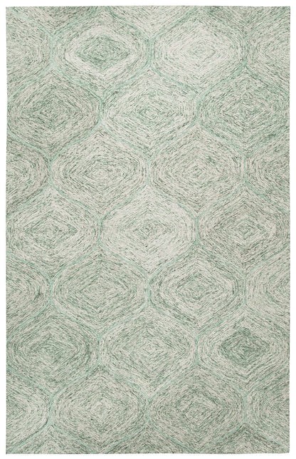 Rizzy Brindleton Br-364A Green Geometric Area Rug