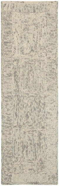 Nourison Colorado Clr04 Ivory/Grey/Teal Area Rug