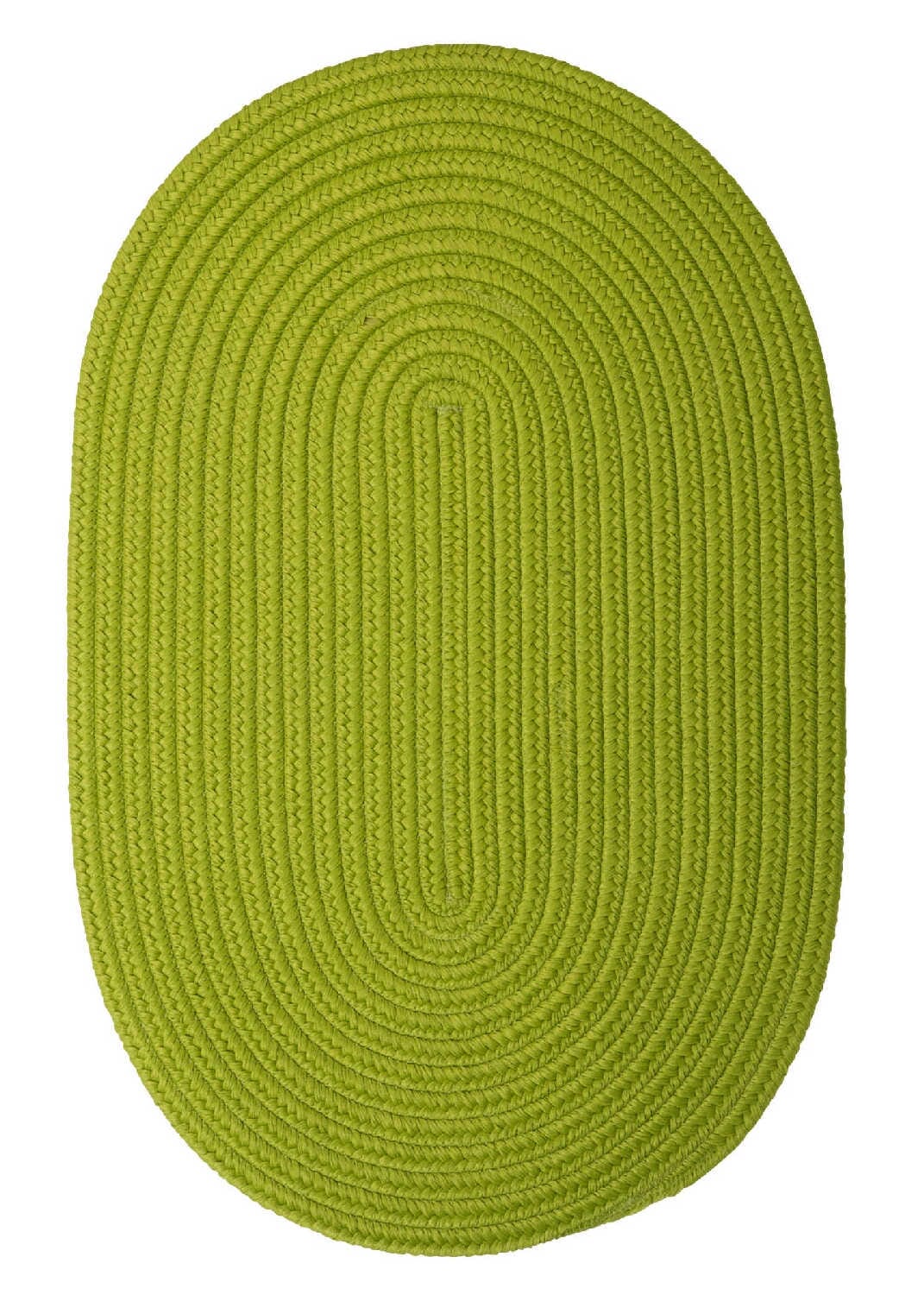 Colonial Mills Boca Raton Br65 Bright Green / Green Solid Color Area Rug