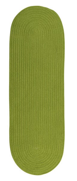 Colonial Mills Boca Raton Br65 Bright Green / Green Solid Color Area Rug