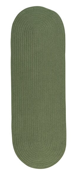 Colonial Mills Boca Raton Br69 Moss Green / Green Solid Color Area Rug
