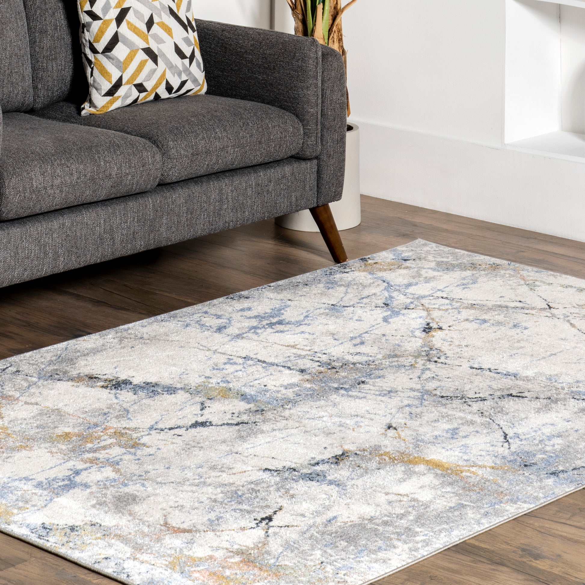 AreaRugs.com Wavaj Nwa1267A Beige Area Rug