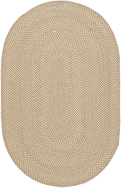 Safavieh Braided Brd173A Beige / Brown Solid Color Area Rug