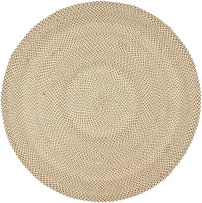 Safavieh Braided Brd173A Beige / Brown Solid Color Area Rug