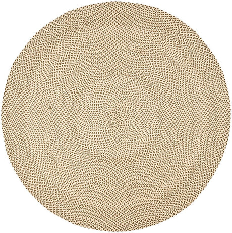 Safavieh Braided Brd173A Beige / Brown Rugs.