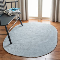 Safavieh Braided Brd176A Light Blue Rugs