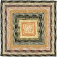 Safavieh Braided Brd308A Blue / Multi Area Rug