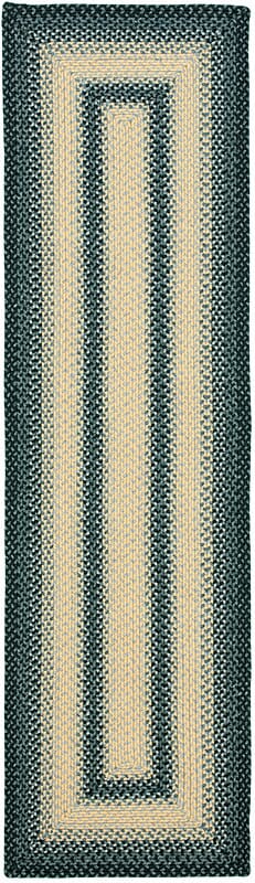 Safavieh Braided Brd311A Black / Grey Area Rug