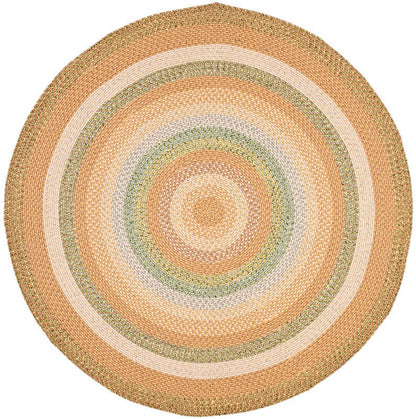 Safavieh Braided Brd314A Tan / Multi Area Rug