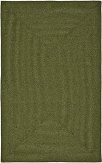 Safavieh Braided Brd315A Green Solid Color Area Rug